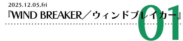 『WIND BREAKER/ウィンドブレイカー』